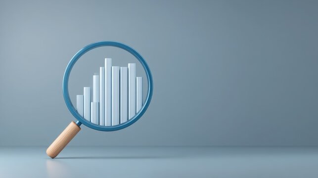 Illustrated budget forecasting icon concept focused on predicting fiscal trends and analyzing financial growth potential