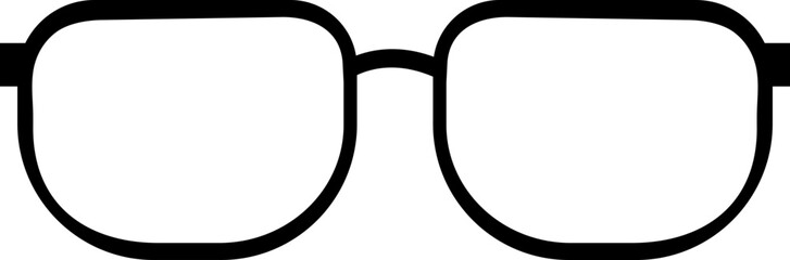 Sunglasses icon in line. Summer eyewear sun protection sunglass. isolated on transparent background