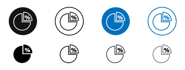 Ratio icon. Vector outline illustration. vector logo template