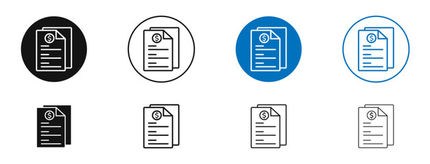 Fototapeta premium Price list icon. Vector outline illustration. vector logo template