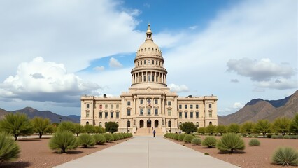 Obraz premium Boise Idaho State Capitol Building Day