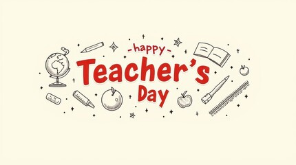 Celebrating teachers day with creative art classroom graphics colorful environment fun concept ideas