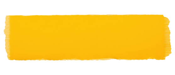 Piece of yellow tape isolated on transparent background