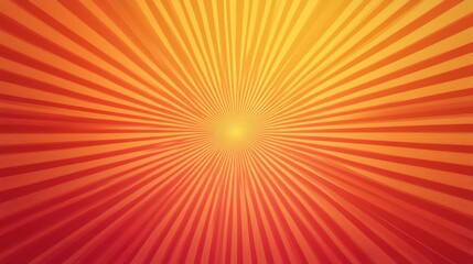 Obraz premium Radiating orange and red burst background
