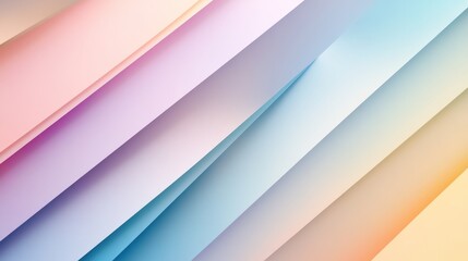 Geometric 3d smooth pastel shapes. Abstract background with light colour palette
