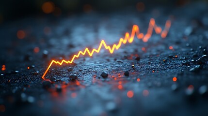 Rising Chart, Fiery Ground, Growth