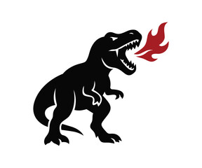 Angry Dinosaur Vector