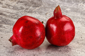 Fresh sweet juicy pomegranate fruit