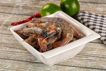 Fresh raw prawn for cooking