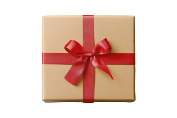 Celebrate any occasion with this stylish gift box featuring a bold and bright red ribbon