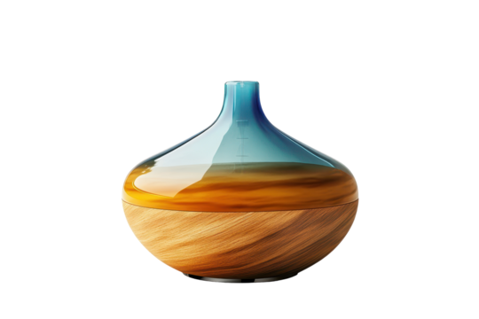 Elegant glass aroma diffuser adds a touch of wellness and calm to any living space