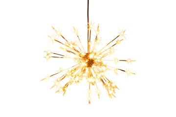 Fototapeta premium Glowing chandelier element to bring warmth elegance and sparkle to your creative projects