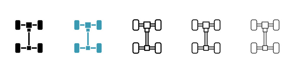 car axle icon. Design for web and mobile app. Vector illustration