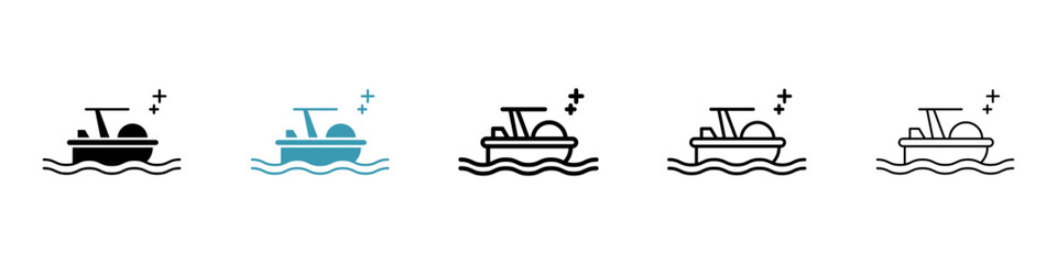 pedalo icon. Design for web and mobile app. Vector illustration