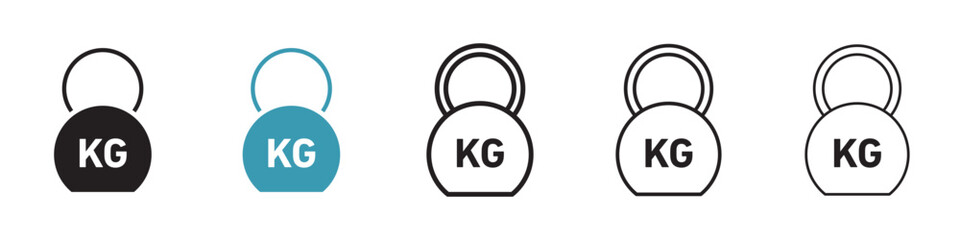 Weight icon. Design for web and mobile app. Vector illustration