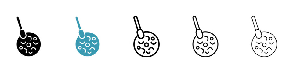 Red bean soup icon. Design for web and mobile app. Vector illustration