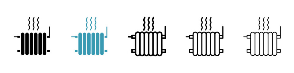 Radiator icon. Design for web and mobile app. Vector illustration