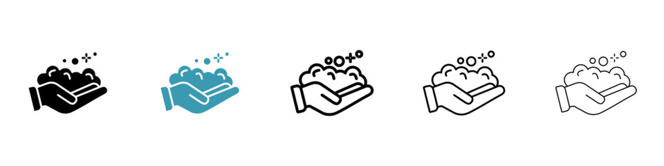 Foam icon. Design for web and mobile app. Vector illustration