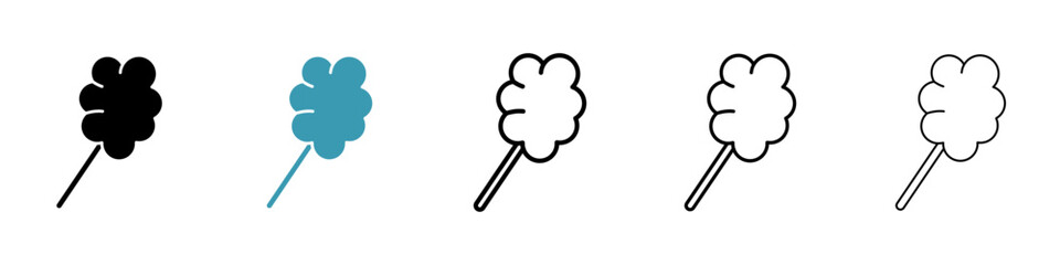 Cotton candy icon. Design for web and mobile app. Vector illustration