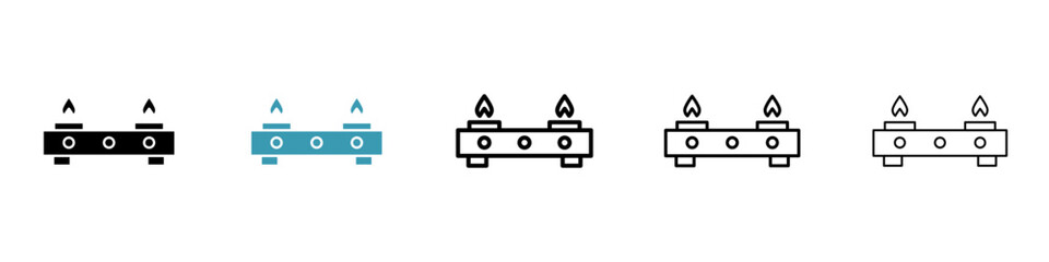 Cooking gas icon. Design for web and mobile app. Vector illustration