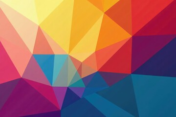 Fototapeta premium Geometric abstract shapes, modern color palette , clean, bold