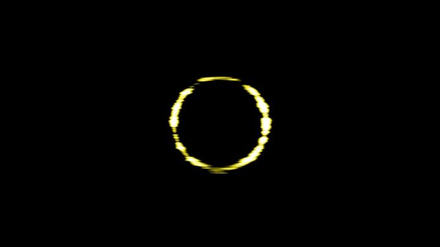 circle Cartoon liquid slash, The animation showcases flat design stroke elements with an alpha channel, Smoke animation orginal