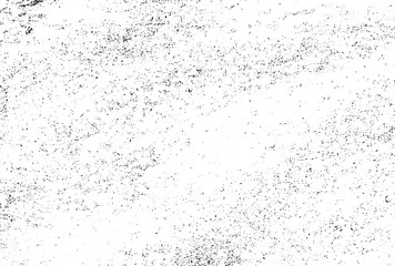 Black Grunge Ink Stroke Texture on White Background
