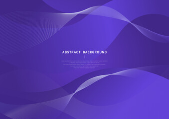 Abstract vector illustration on purple background.