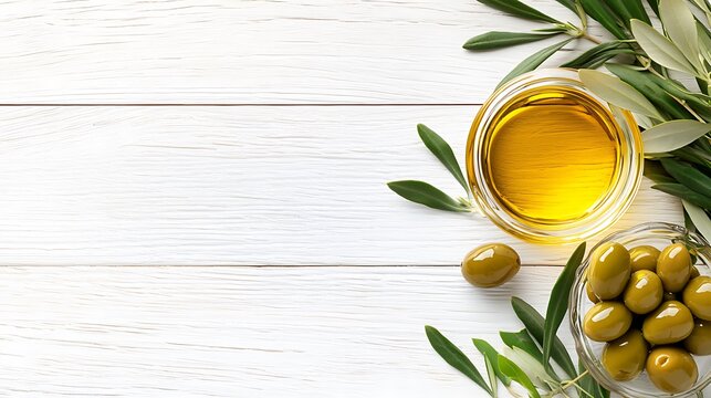 Exploring olive oil benefits and uses mediterranean region food photography natural setting aerial view culinary insights