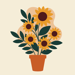 floral elements vector illustration