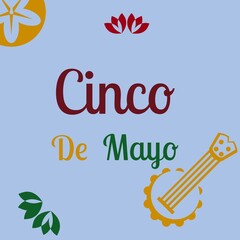 Cinco de mayo greetings, perfect for graphic design 