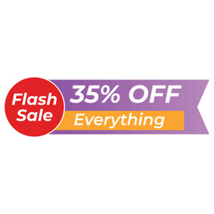  Flash Sale Banner 28 Off Everything Flash Sale Banner A vibrant flash sale banner graphic with a 28 off discount on everything.