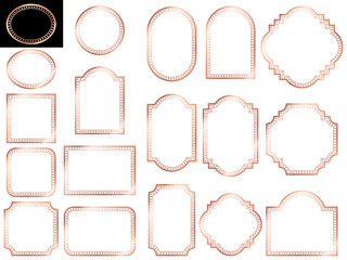 フレーム3、8桃金