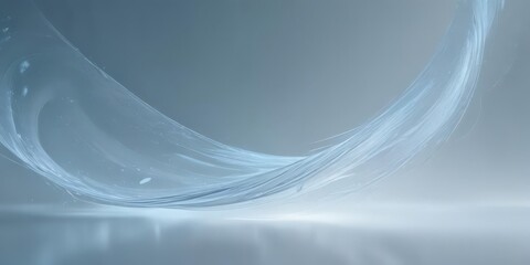 Naklejka premium Subtle swirls of light blue, textured and calming abstract background , smooth, spa
