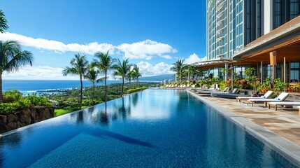 Infinity Pool Paradise: Ocean View Luxury Resort