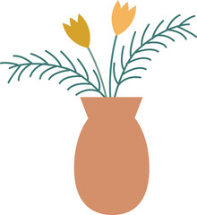 vase with flowers