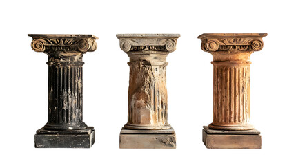 Fototapeta premium Antique Column set with Elegant Details
