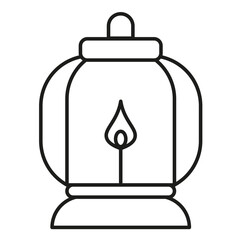 camp equipment with nature elements vector illustration