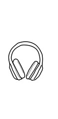 pair of headset illustration