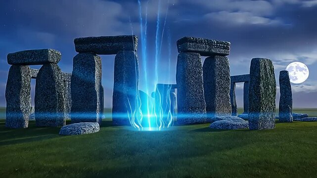 Stonehenge: Nighttime Mystical Energy