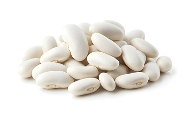  collection of white sausages displayed on a white backdrop.