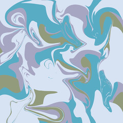 An elegantly styled abstract design featuring fluid swirls marble in blue, green, and gray tones, evoking a sense of calm and creativity. Perfect for use in digital art or modern graphic projects.