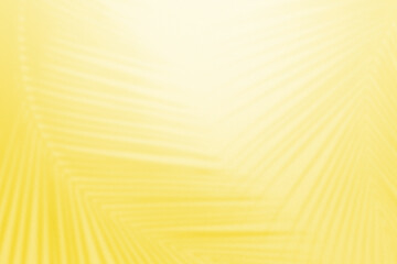Yellow palm leaf background summer mockup abstract shadow pastel gradient red wall floor backdrop...