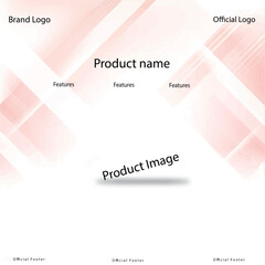 Fototapeta premium This is a product poster. You can use it for your official work by adding your preferred product item, product name, official logo, and brand logo as you like.
