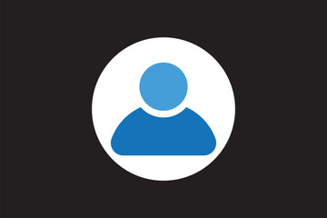 User icon. profile, avatar, Person Profile, User silhouette isolated on transparent background, icon for app or web site, user PNG