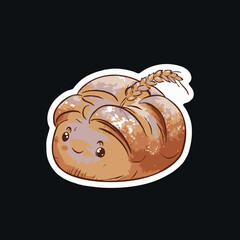 A warm and inviting bakers logo design featuring a chef hat, rolling pin, and freshly baked bread or pastries. Perfect for bakeries, cake shops, pastry businesses, and baking blogs.