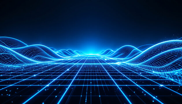 technology abstruct unique background with fractal realms abstraction