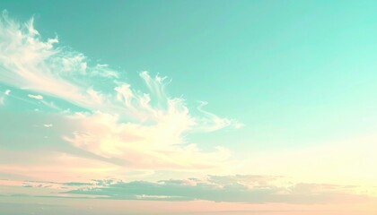 Fototapeta premium Breathtaking sunset over serene ocean coastal landscape nature photography tranquil environment wide viewpoint scenic beauty