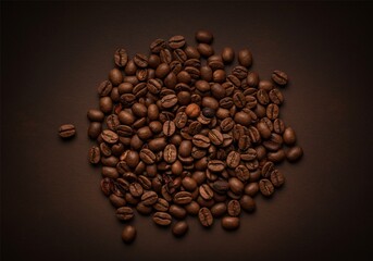 coffee bean background photo. suitable for background or adding design elements