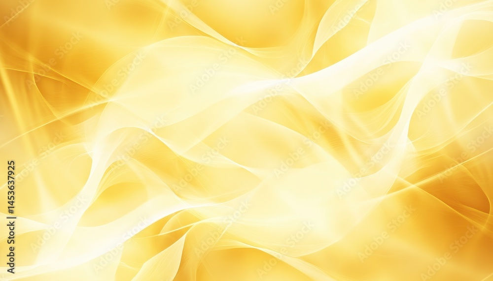 Aufkleber Abstract Golden Texture Background with Flowing Lines and Curves in a Dynamic and Decorative Style with Shiny Lights